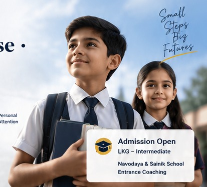 Students preparing for admission at TASVIA Academy